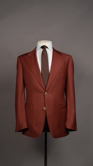 Terracotta Italian Pure Wool Suit