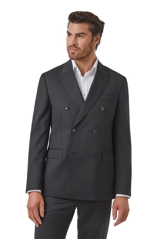 F.R Black Noir Double Breasted 6B Suit