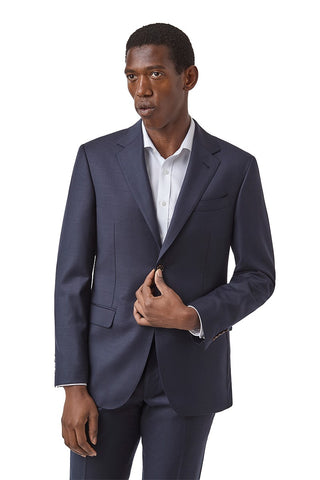 F.R Shark Navy Merino Wool Suit