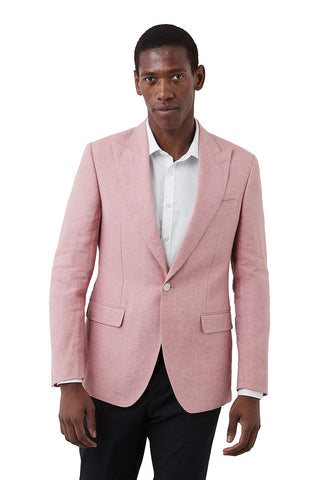 F.R Dusty Pink 100% Linen Blazer