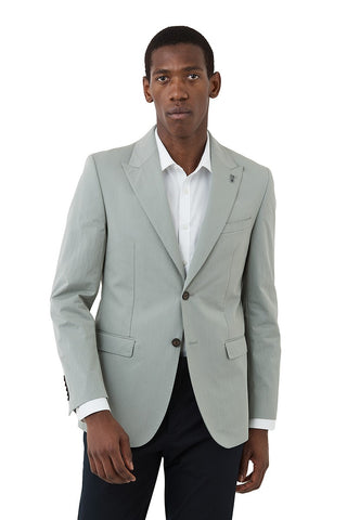 F.R Sage Green Cotton Blazer