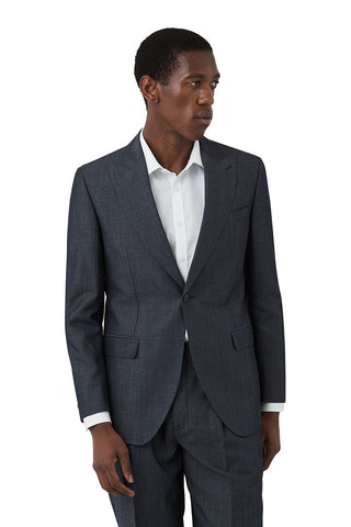 F.R Charcoal Linen/Cotton Suit