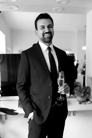 luxury tailored fabric at FR Clothiers showroom.