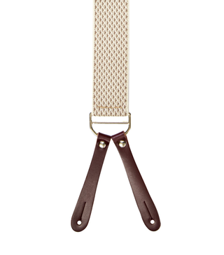 Beige Sand Diamond 35mm Braces Y Back