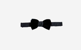 Cerruti 1881 Black Velvet Bow