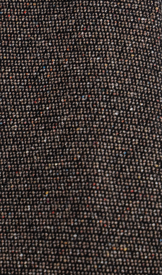 Brown weave silk tie close-up – textured men’s neckwear