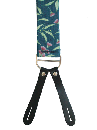 Floral & Teal 35mm Braces Y Back