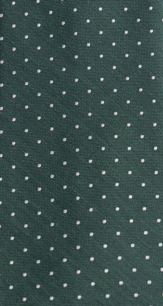 Green polka dot tie – stylish men’s fashion accessory