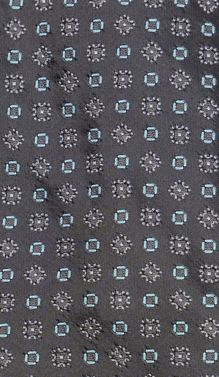 Grey polka dot silk tie – subtle and sophisticated men’s accessory