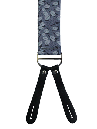 Navy Floral 35mm Braces Y Back