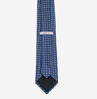 Cerruti 1881  Navy Geometric Pattern Tie