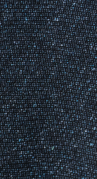 Navy knit weave tie – textured modern silk knit design